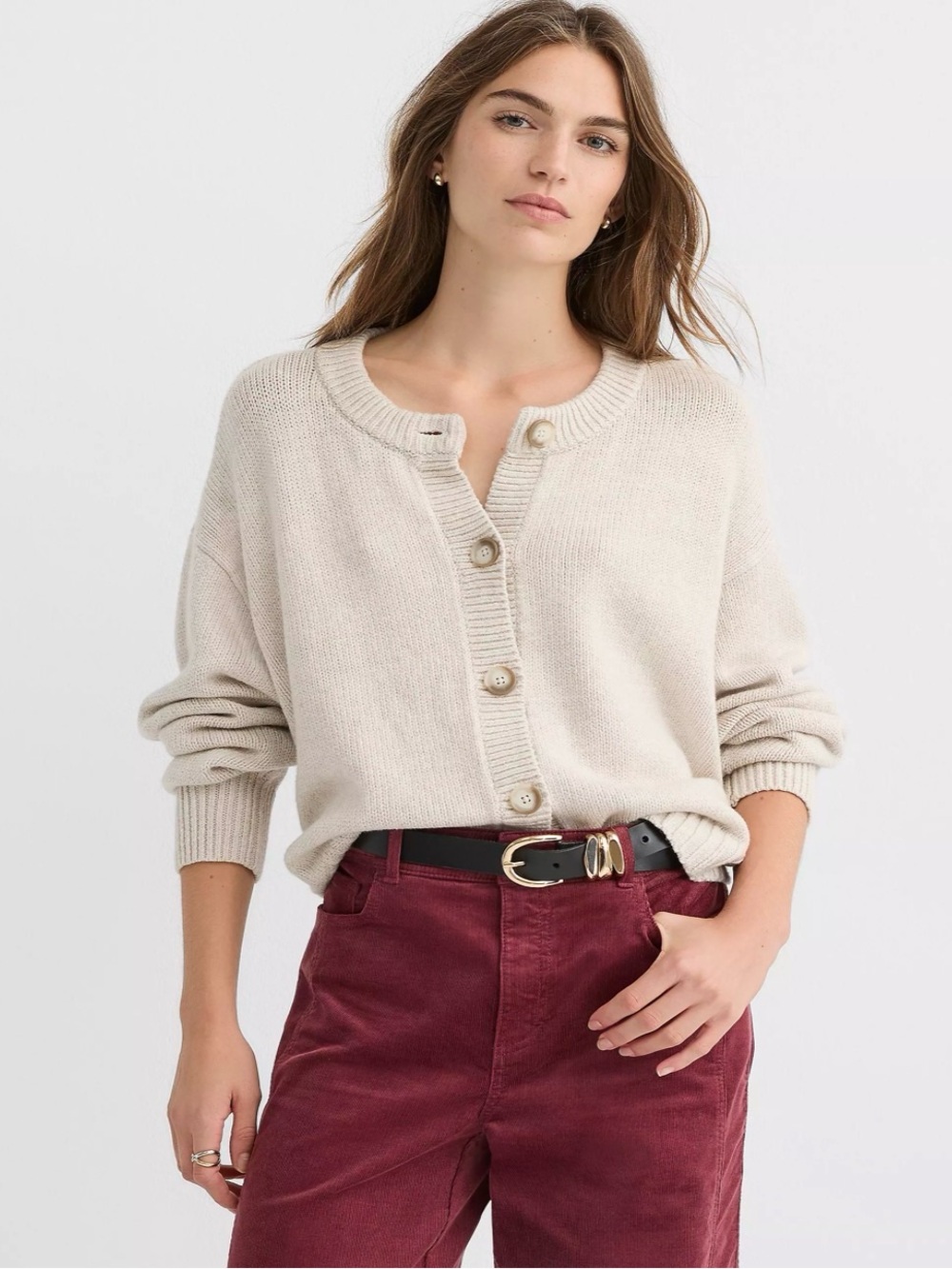 LOFT Oversized Chunky Cardigan